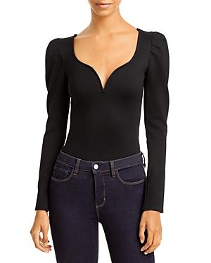 Aqua Sweetheart Puff Shoulder Bodysuit - 100% Exclusive