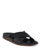 Whistles Women's Hester Croc-embossed Slide Sandals