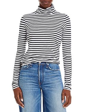 Rag & Bone Gaia Striped Turtleneck Top