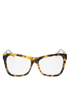 Karen Walker Unisex Square Blue Light Glasses, 56mm