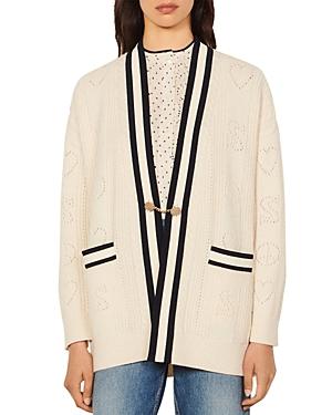 Sandro Pointelle Cardigan