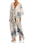 Agua By Agua Bendita Sam Printed Maxi Swim Cover Up