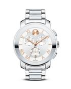 Movado Bold Luxe Chronograph Stainless Steel Watch, 40mm