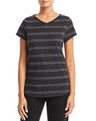 Eileen Fisher Petites Dotted Stripe Tee