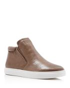 Kenneth Cole Kalvin Pebbled Slip On High Top Sneakers