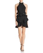 Do And Be Ruffled Cutout Dress - 100% Exclusive