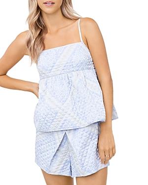 En Saison Quilted Bandana Print Camisole