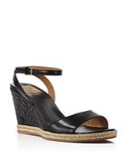 Tory Burch Marion Quilted Wedge Sandals
