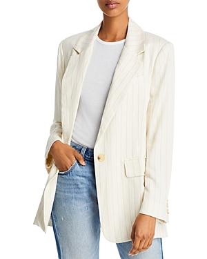Free People Crosby Oversized Pinstripe Blazer