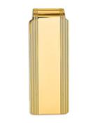 Bloomingdale's Men's Grooved Polsihed Money Clip In 14k Yellow Gold - 100% Exclusive