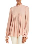 See By Chloe Ruffled Pleated Blouse