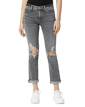 Hudson Nico Mid Rise Ankle Straight Leg Jeans In Night Moves