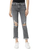 Hudson Nico Mid Rise Ankle Straight Leg Jeans In Night Moves