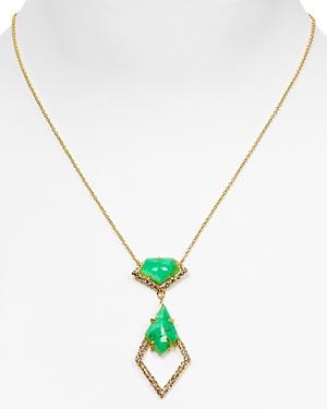 Alexis Bittar New Wave Kite Drop Necklace, 16