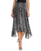 Boss Vileora Leopard Print Midi Skirt