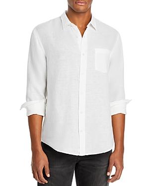 Vince Slim Fit Linen Coastal Shirt