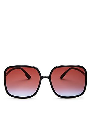 Dior Women's Stellaire Mirrored Brow Bar Aviator Sunglasses, 59mm