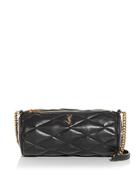 Saint Laurent Sade Mini Quilted Leather Tube Shoulder Bag