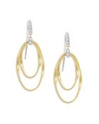 Marco Bicego 18k Yellow Gold Onde Double Loop Hook Earrings