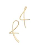 Bloomingdale's Freeform Threader Earrings In 14k Yellow Gold - 100% Exclusive