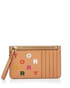 Tory Burch Printed Letters Slim Card Case