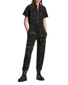 Allsaints Kayla Zippered Drawstring-waist Jumpsuit