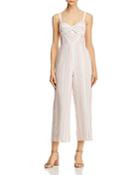 Rebecca Taylor Striped Sweetheart Jumpsuit