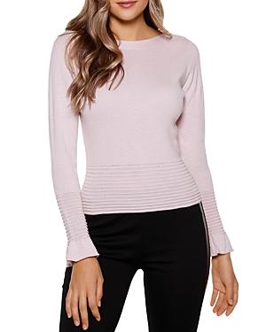 Belldini Flounce Sleeve Sweater