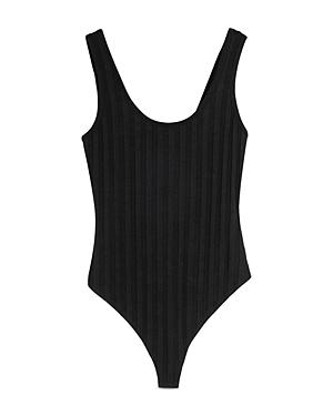 Jonathan Simkhai Irene Ribbed Scoop Neck Bodysuit