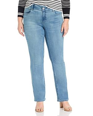 Seven7 Jeans Plus Lia Tummyless Micro-bootcut Jeans In Gypsy