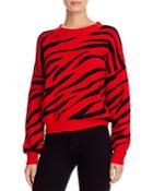 Bardot Zebra-stripe Sweater