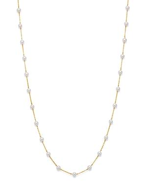 Bloomingdale's Cultured Freshwater Pearl Long Station Necklace In 14k Yellow Gold, 31 - 100% Exclusive