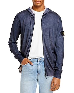 Stone Island Wool Reversible Regular Fit Full Zip Hoodie