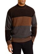 Z Zenga Colorblocked Crewneck Sweater