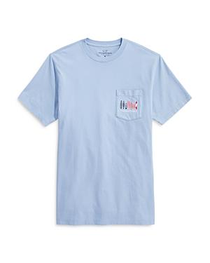 Vineyard Vines Cotton Surfboards Pocket Tee