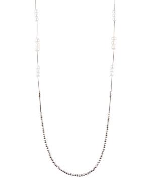 Carolee Cultured Freshwater Pearl & Simulated Pearl Strand Necklace, 32