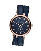 Marc By Marc Jacobs Sally Leather Strap Wrap Watch, 36mm - 100% Bloomingdale's Exclusive