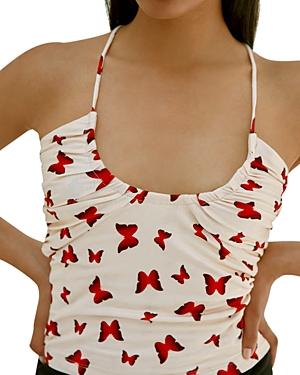 Musier Knit Printed Top