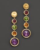 Marco Bicego Jaipur 18k Yellow Gold And Multi-stone Drop Earrings