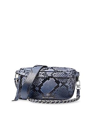 Michael Michael Kors Slater Mini Embossed Leather Sling Pack Messenger