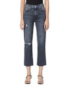 Hudson Remi High Rise Straight Jeans In Cosmos