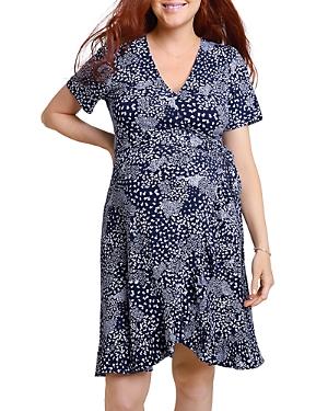 Ingrid & Isabel Maternity Floral Wrap Dress