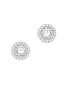 Bloomingdale's Certified Diamond Halo Stud Earrings In 14k White Gold, 1.75 Ct. T.w. - 100% Exclusive