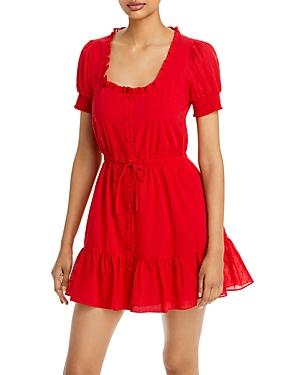 Alice And Olivia Avi Cotton Button Up Dress