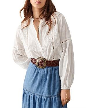 Ba & Sh Heidi Crochet-inset Shirt