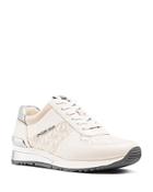 Michael Michael Kors Allie Wrap Leather Lace Up Sneakers