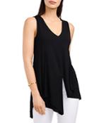 Vince Camuto Asymmetric V Neck Top