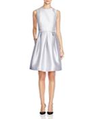 Carmen Marc Valvo Infusion Sleeveless Fit-and-flare Dress