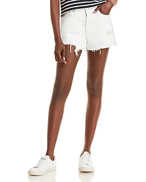 Ag Alexxis Cotton Ripped Denim Shorts In Unforgettable