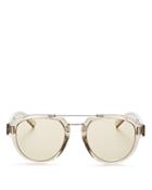 Dior Men's Fraction Brow Bar Aviator Sunglasses, 50mm